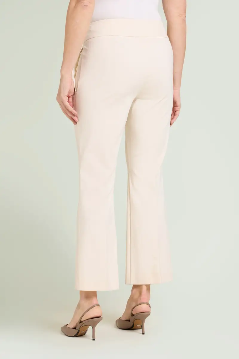 PANTALONI PULL-ON KICK FLARE IN PUNTO MILANO Donna miniatura 3