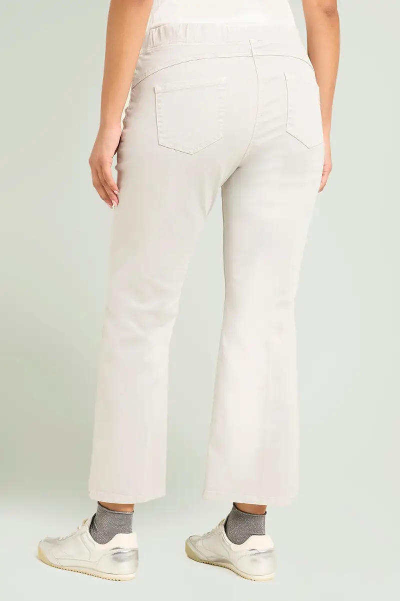 Luisa Viola PANTALONI PULL-ON KICK FLARE WINTER DRILL Donna miniatura 3