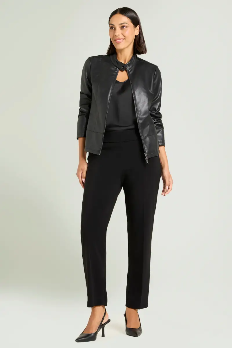 PANTALONI PULL-ON SKINNY IN COMPATTO STRETCH Donna
