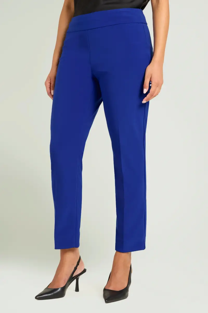 PANTALONI PULL-ON SKINNY IN COMPATTO STRETCH Donna miniatura 2