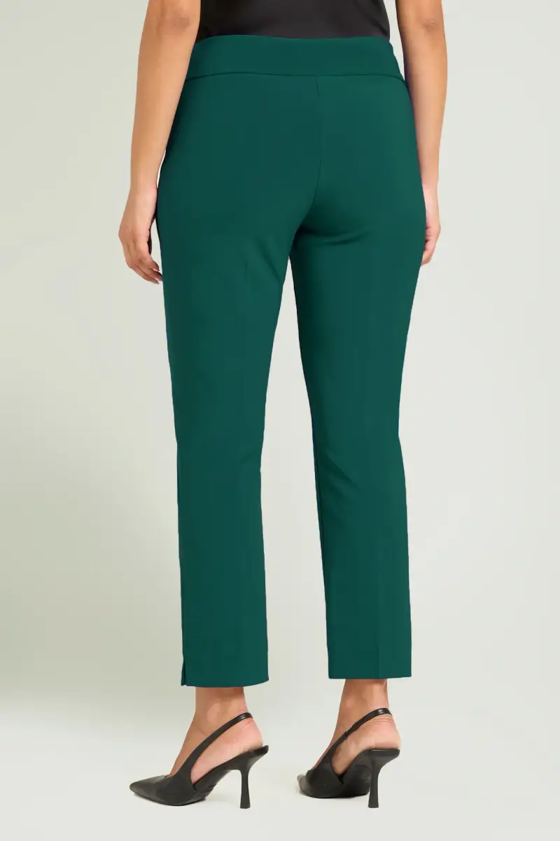 PANTALONI PULL-ON SKINNY IN COMPATTO STRETCH Donna miniatura 2