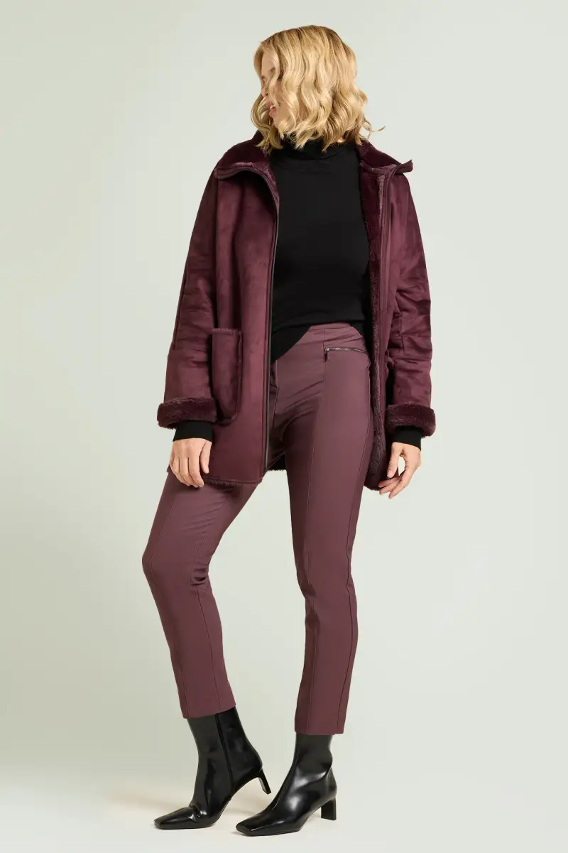 PANTALONI SKINNY CON ZIP Donna