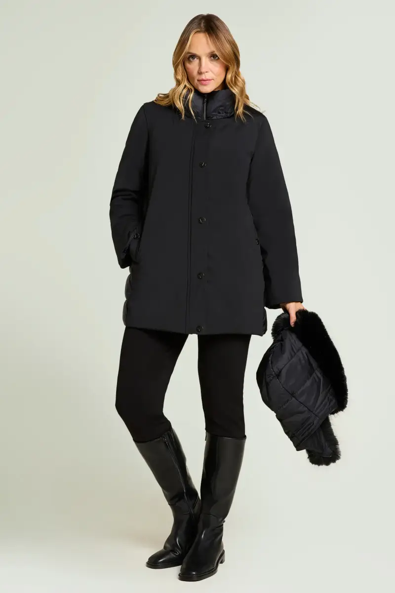 PIUMINO IN TESSUTO TECNICO E NYLON Donna miniatura 2