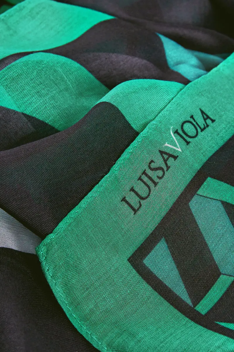 SCIARPA FOULARD STAMPATA Donna miniatura 3