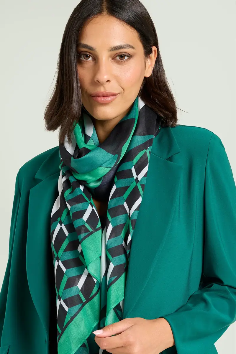 SCIARPA FOULARD STAMPATA Donna