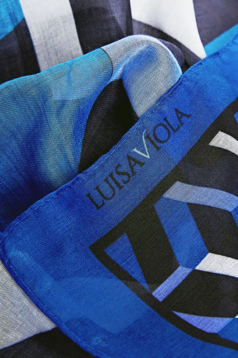 SCIARPA FOULARD STAMPATA Donna miniatura 3