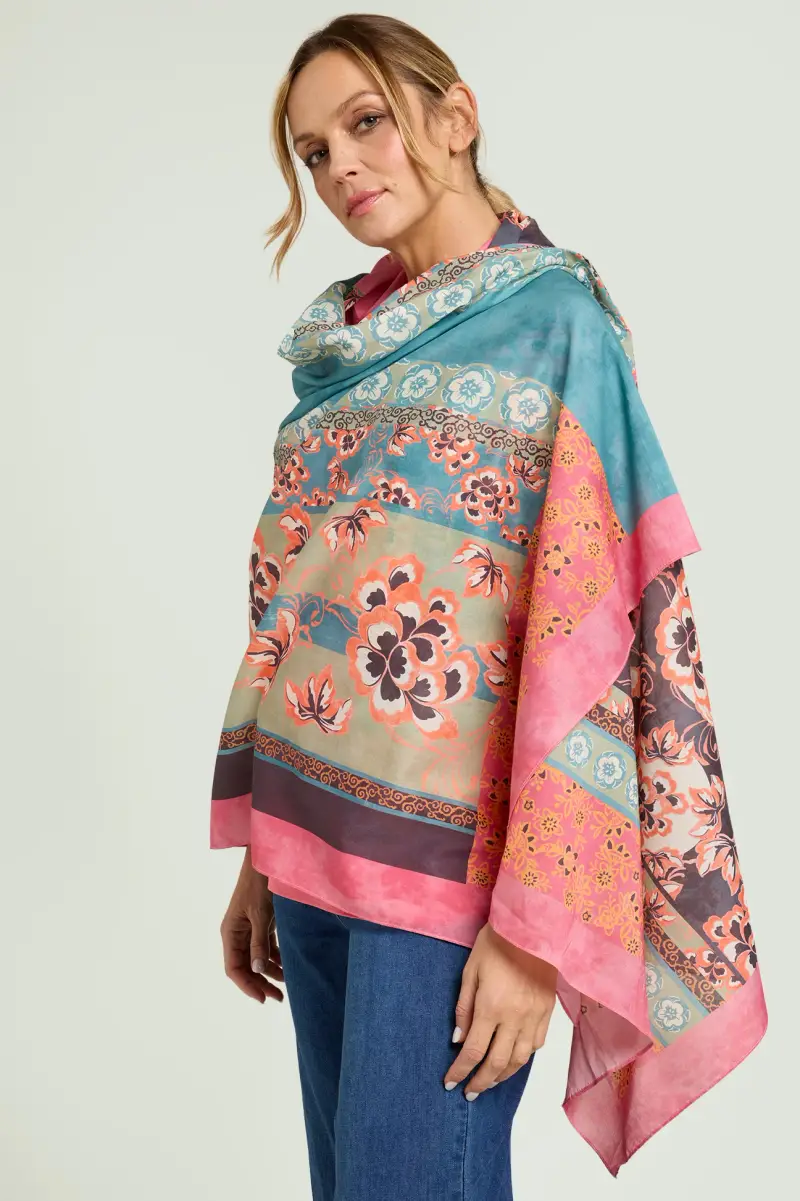 STOLA STAMPATA Donna miniatura 2