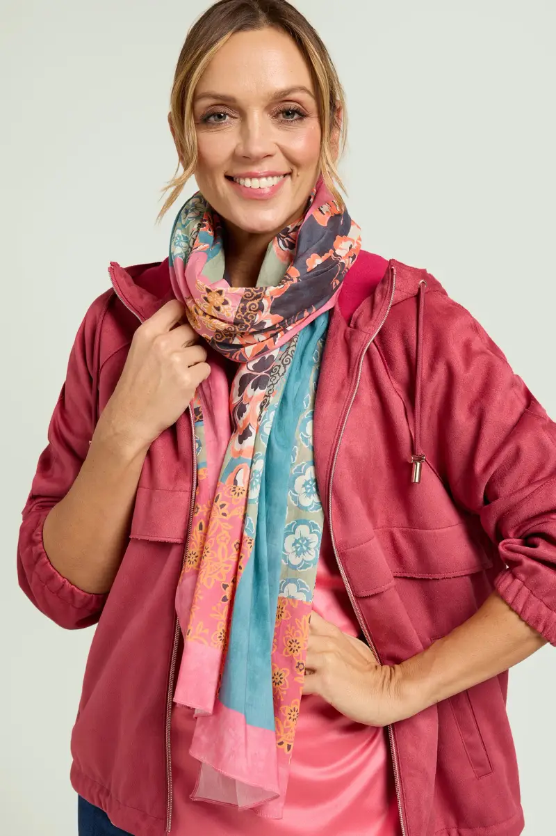 STOLA STAMPATA Donna