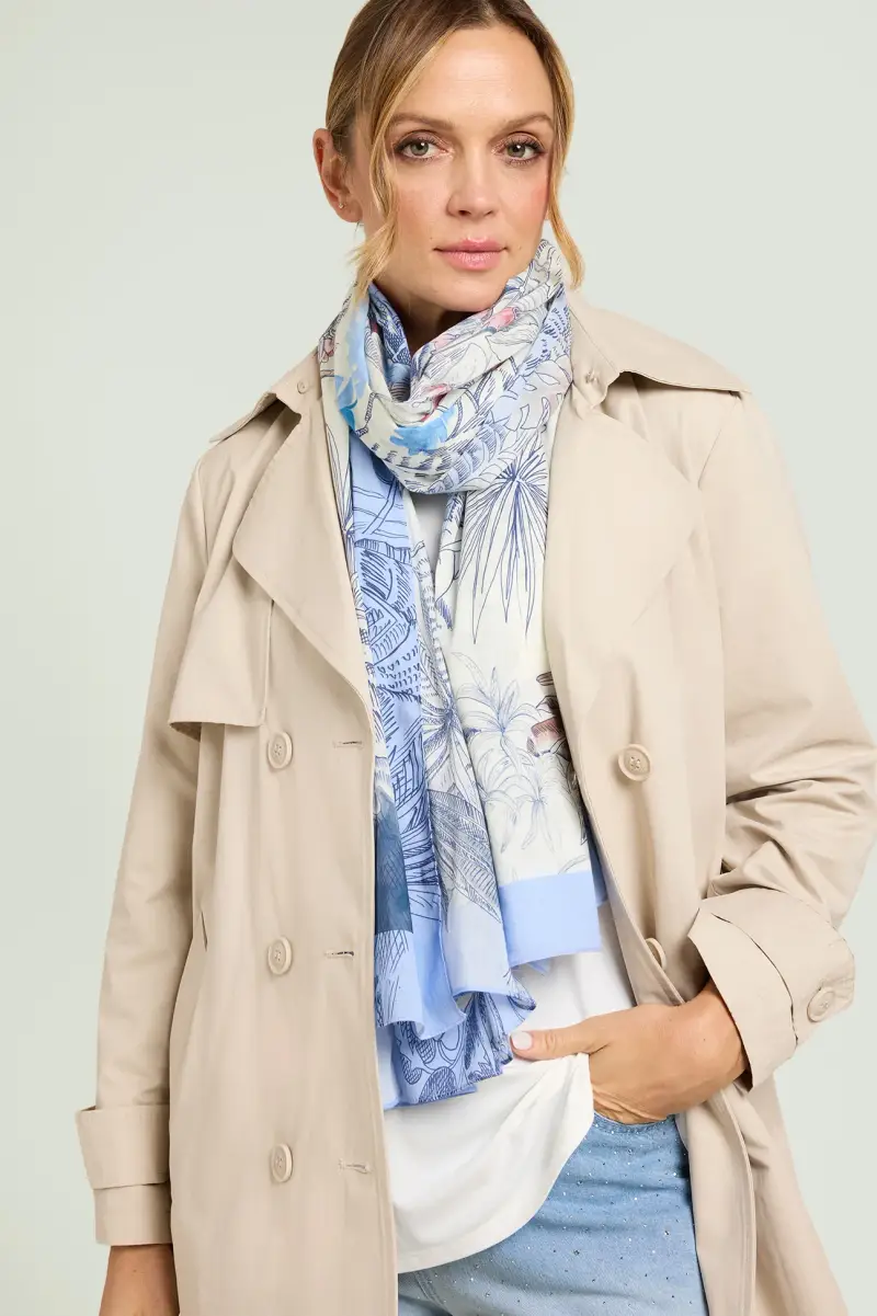 STOLA STAMPATA Donna