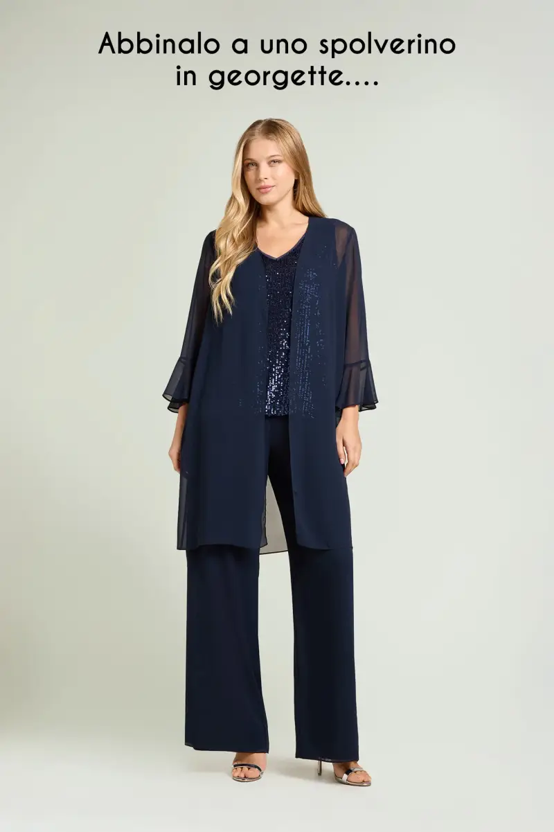 TOP FULL PAILLETTES Donna miniatura 5