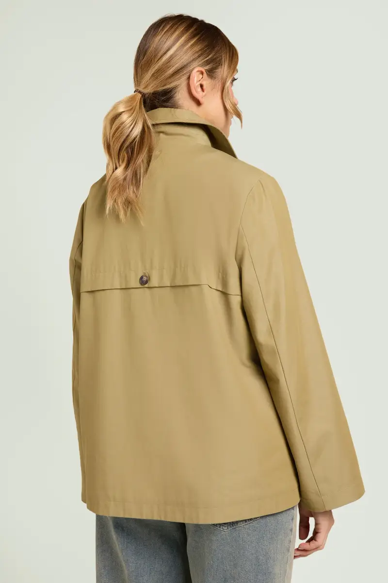 TRENCH CROPPED Donna miniatura 2