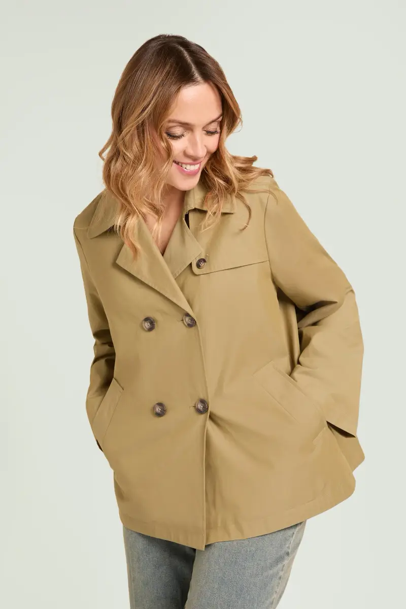 TRENCH CROPPED Donna