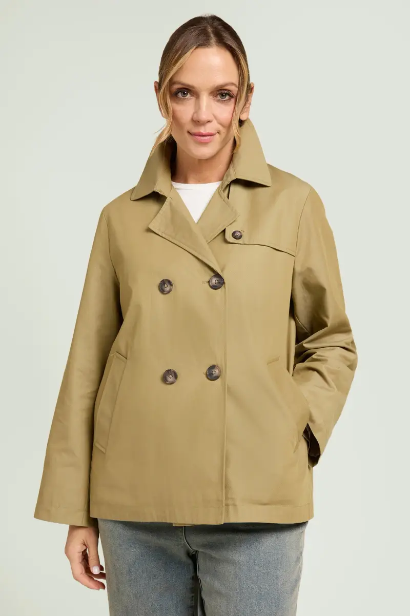 TRENCH CROPPED Donna