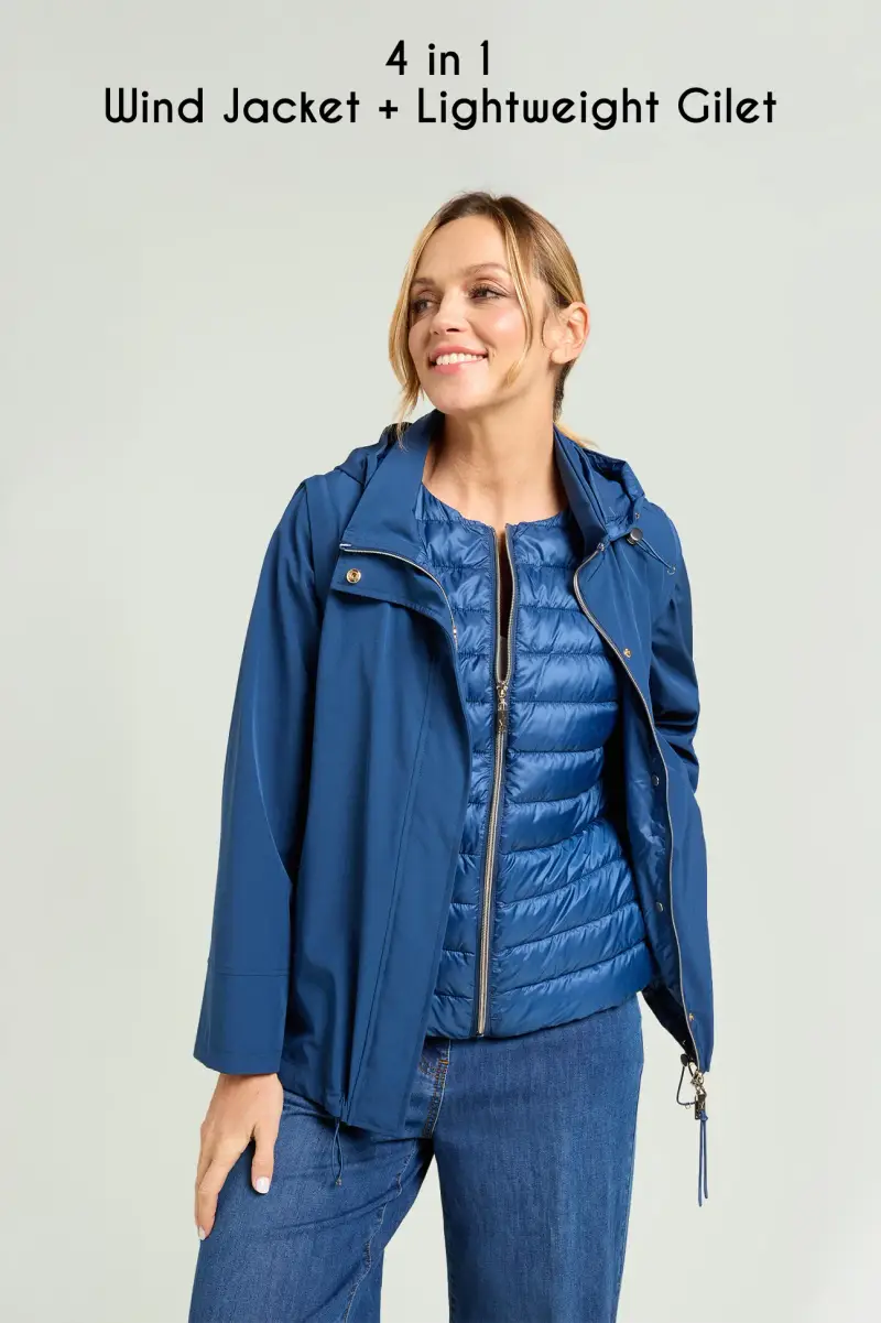 WIND JACKET "4 IN 1" Donna miniatura 3