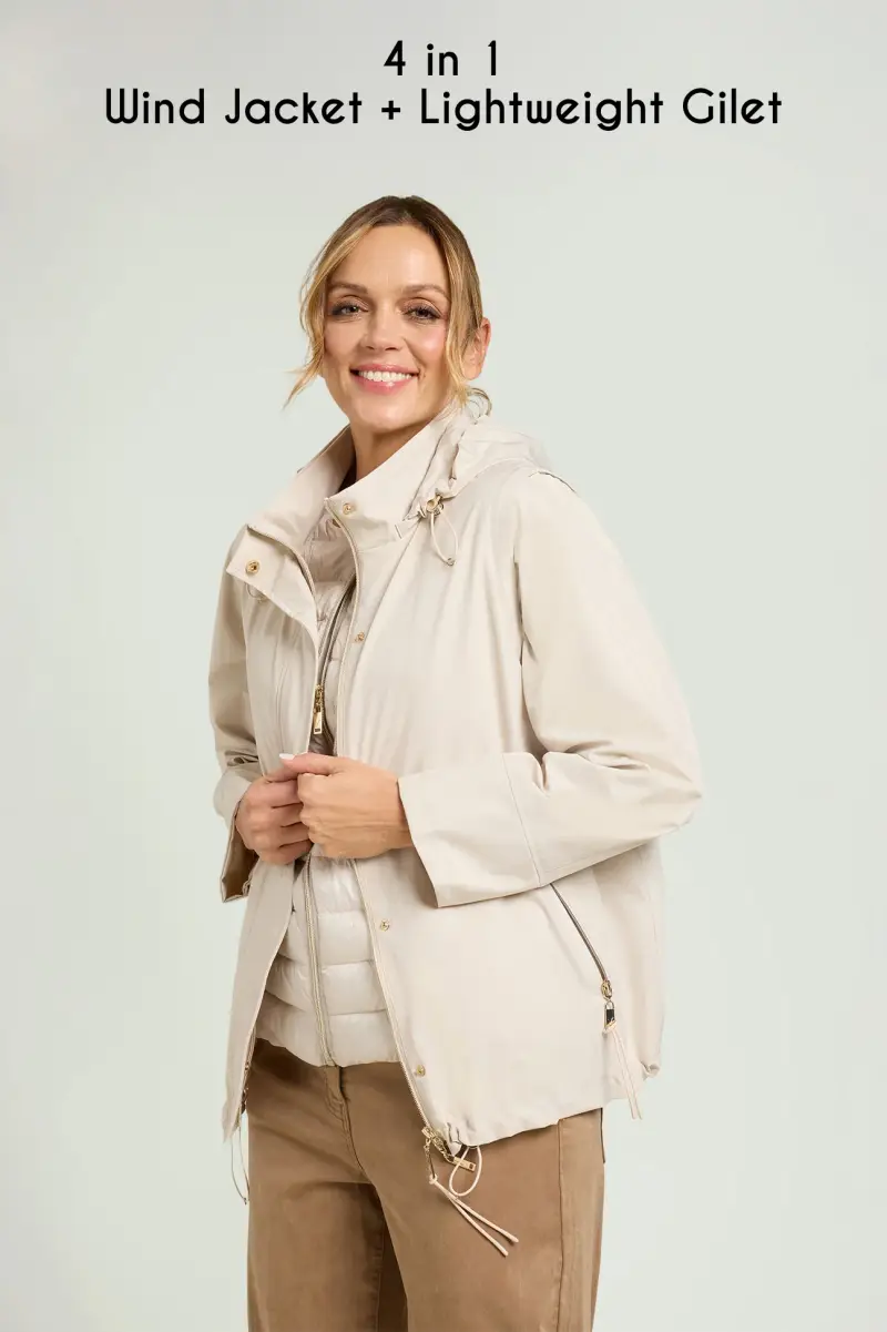 WIND JACKET "4 IN 1" Donna miniatura 3