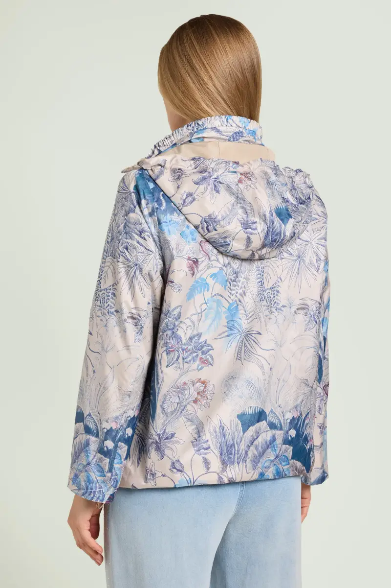 WIND JACKET STAMPATA REVERSIBILE Donna miniatura 2