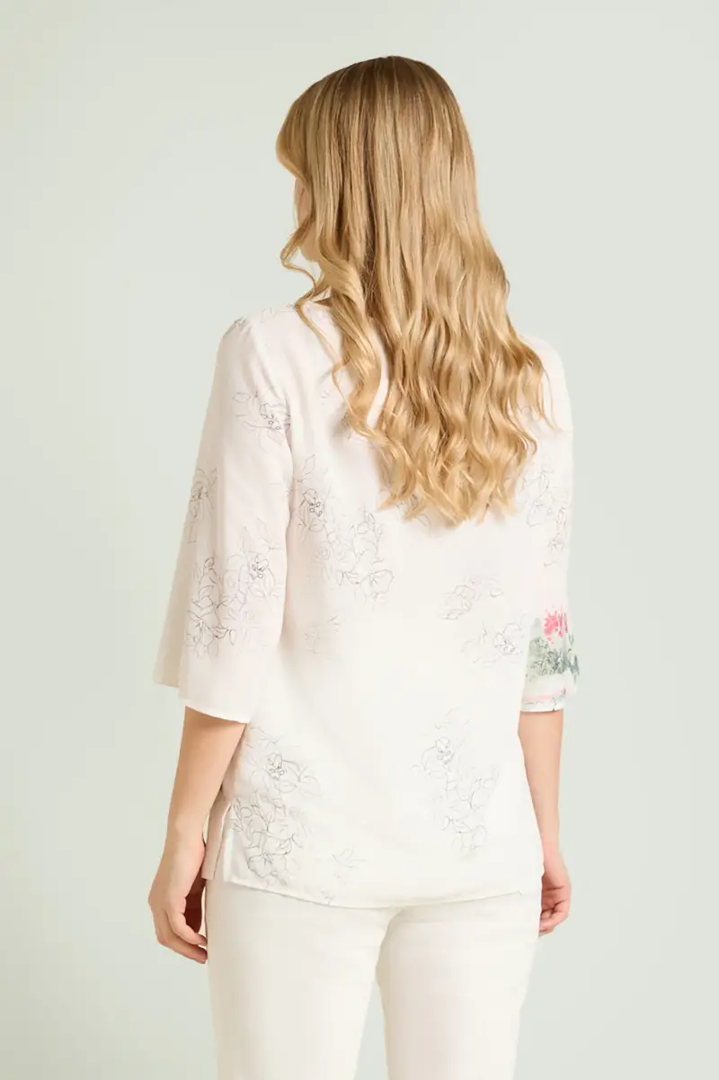 BLUSA STAMPATA Donna miniatura 2