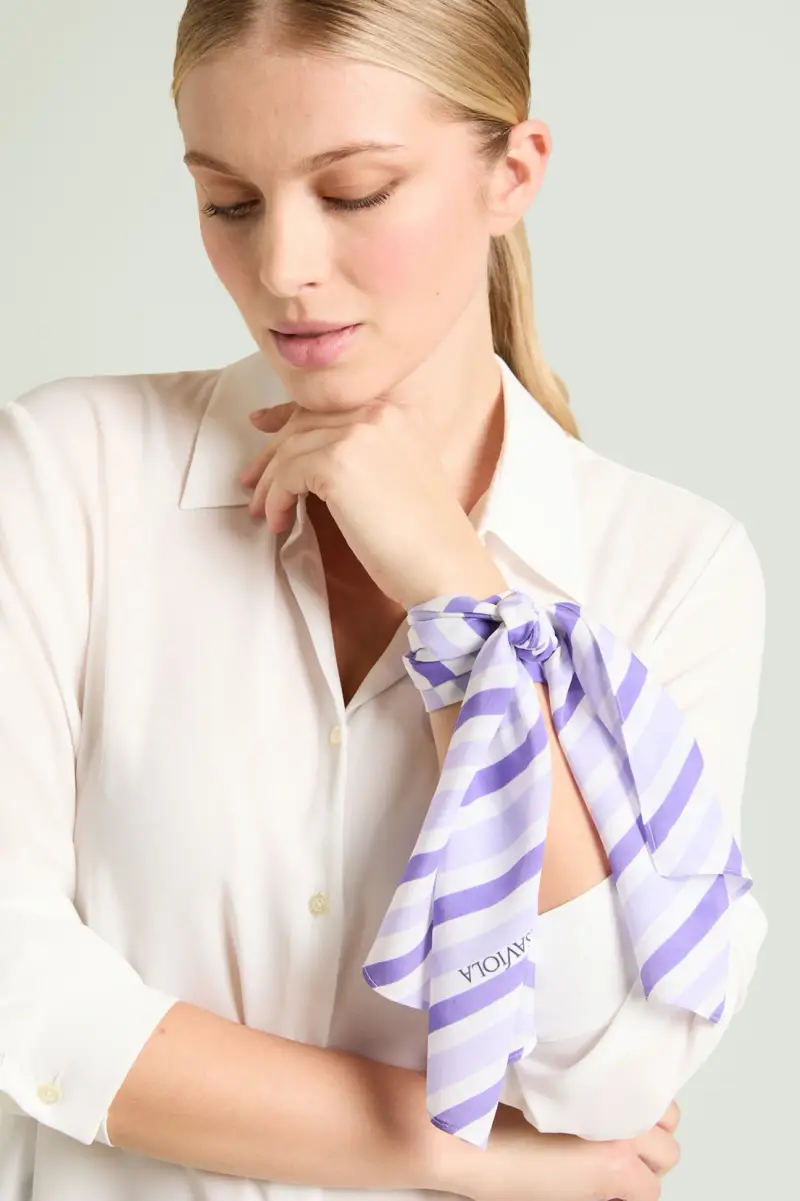 FOULARD E SCIARPINA IN MISTOSETA Donna miniatura 2