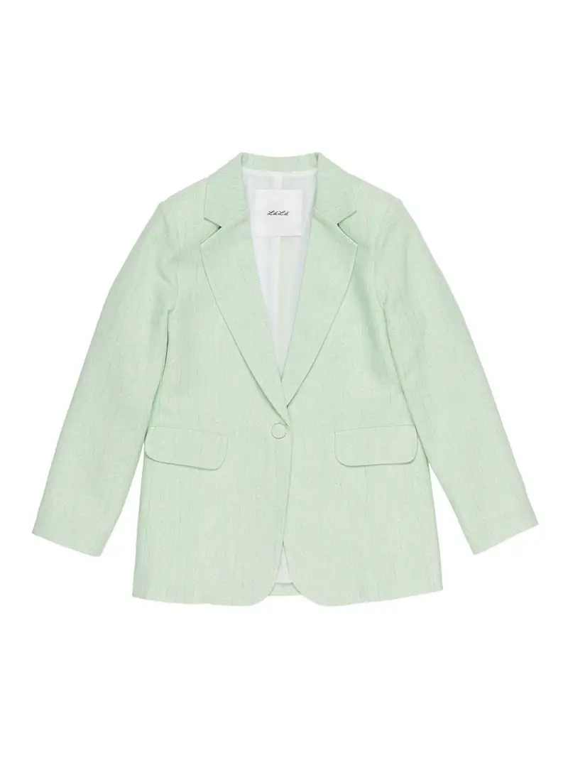 Giacca Rigata Verde