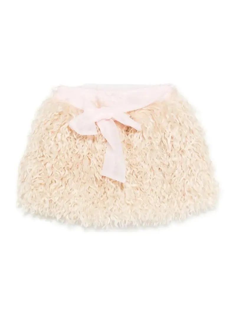 Gonna Con Fiocco Beige