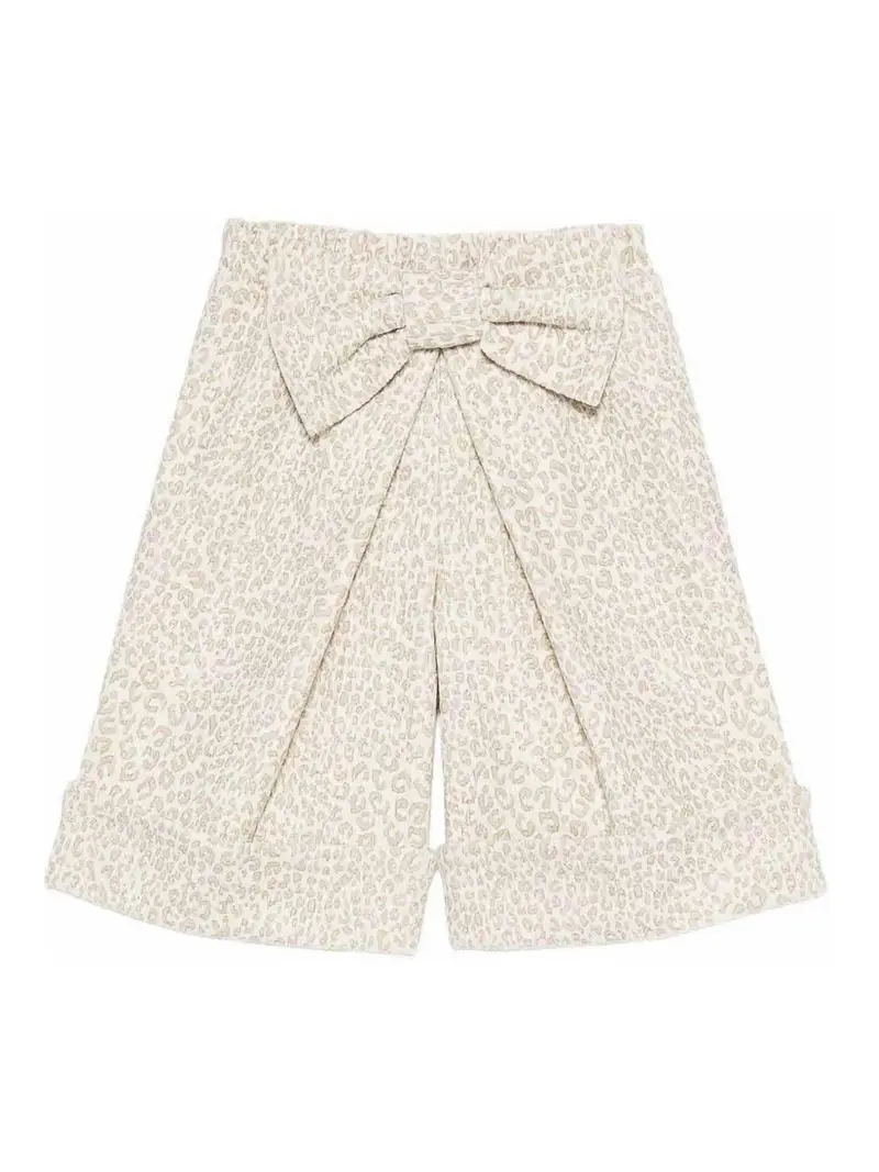 Pantalne Con Stampa Marrone