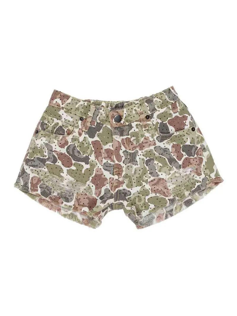 Shorts Con Applicazioni Verde