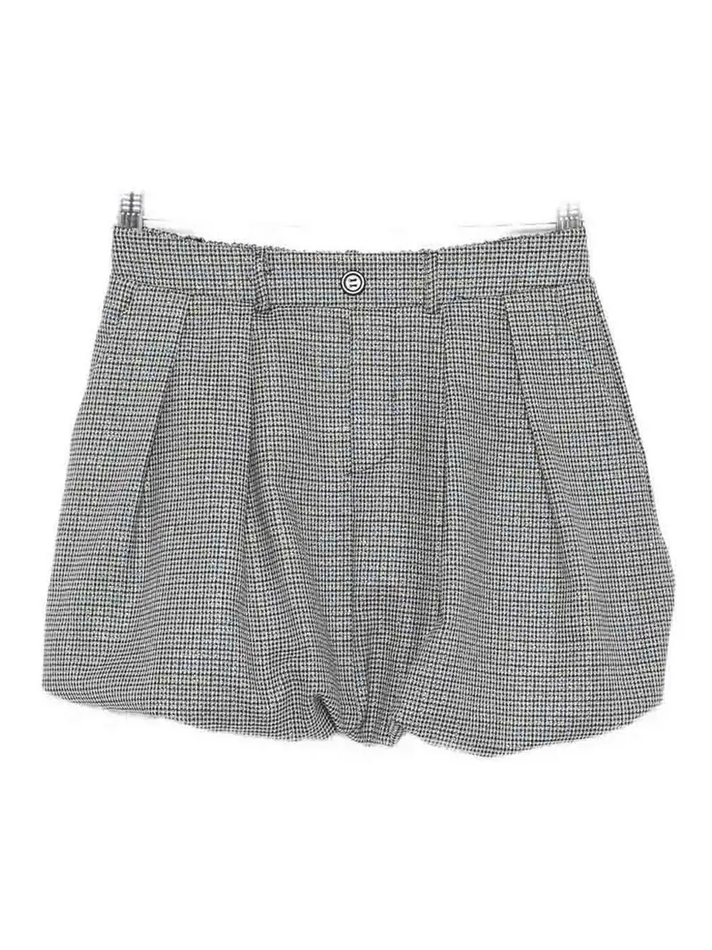 Shorts Con Stampa Grigio