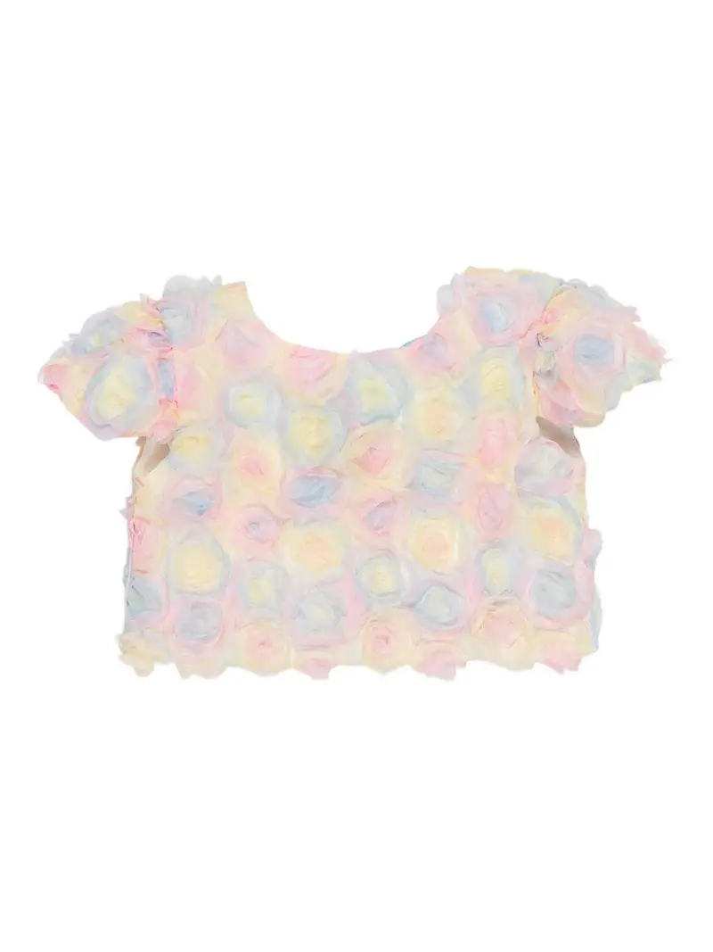 Top A Fiori Multicolore