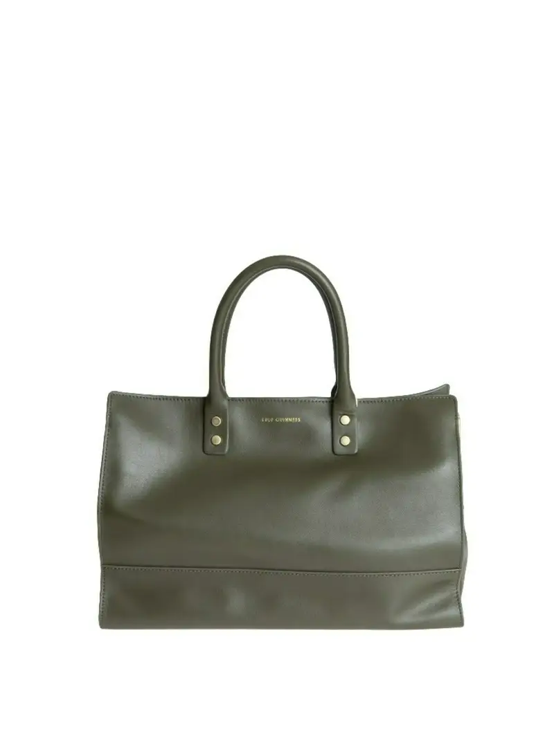 Borsa in pelle Verde