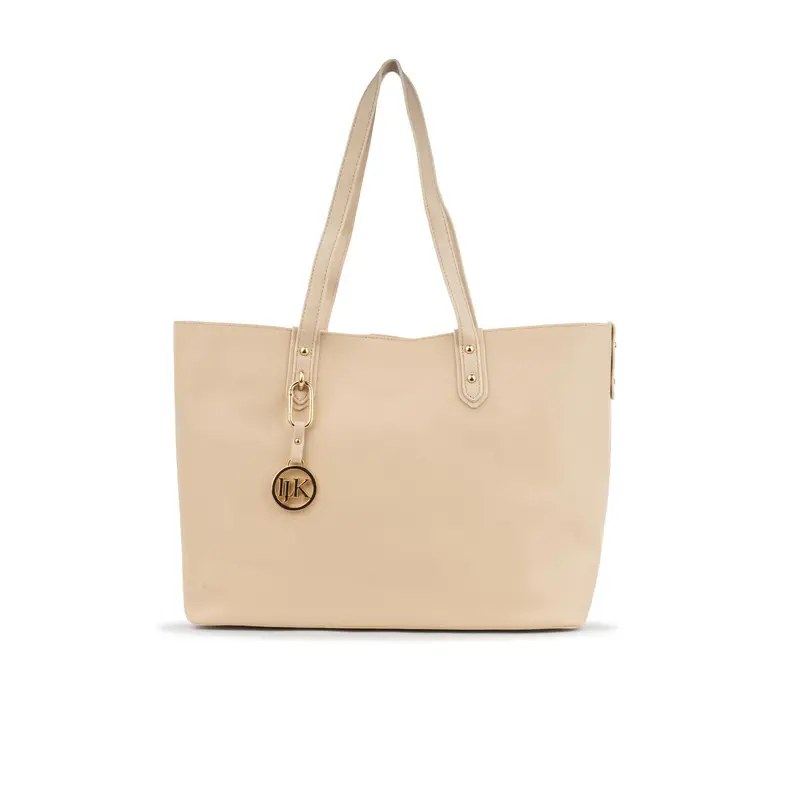 Shopper rosa da donna con ciondolo