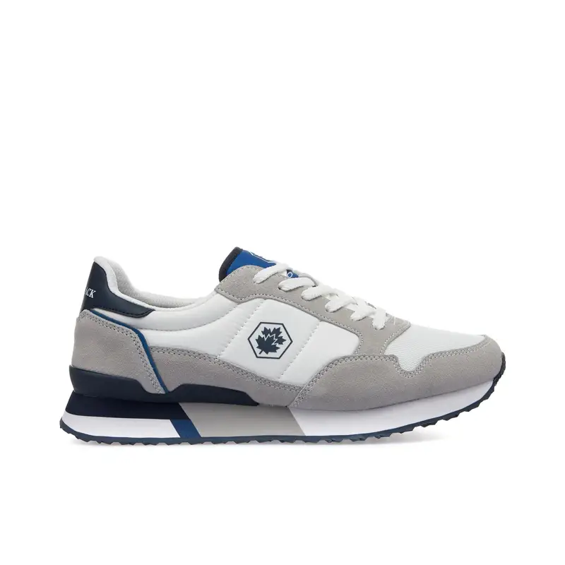 Sneakers bianche con logo laterale