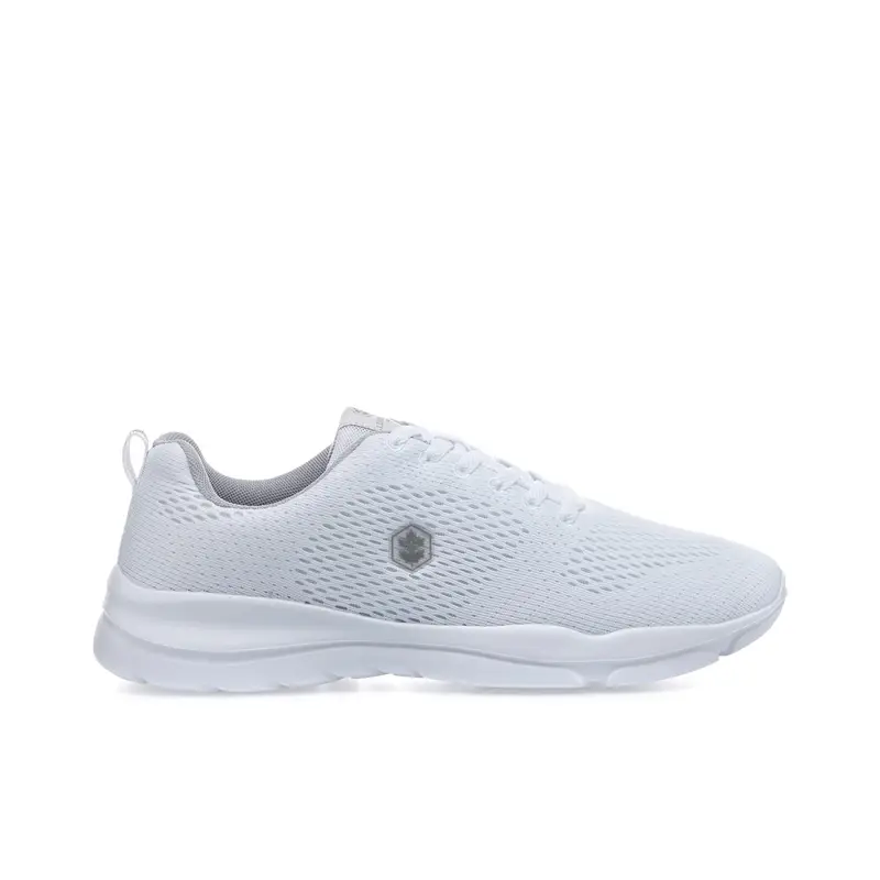 Sneakers bianche con logo laterale