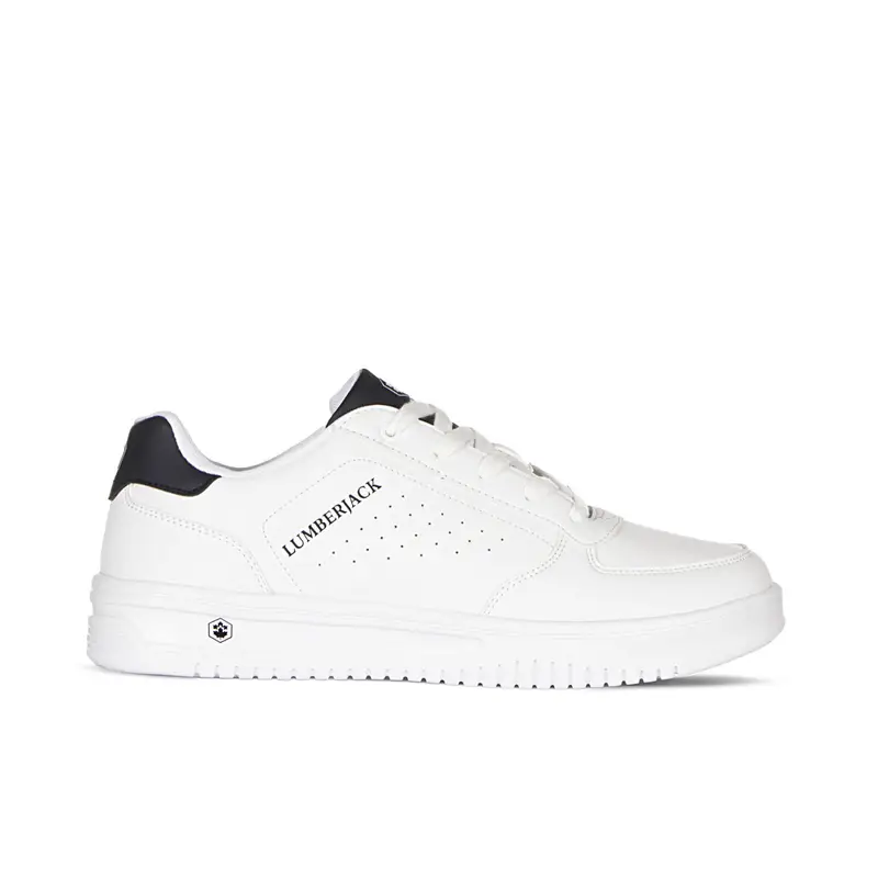 Sneakers bianche da uomo con logo