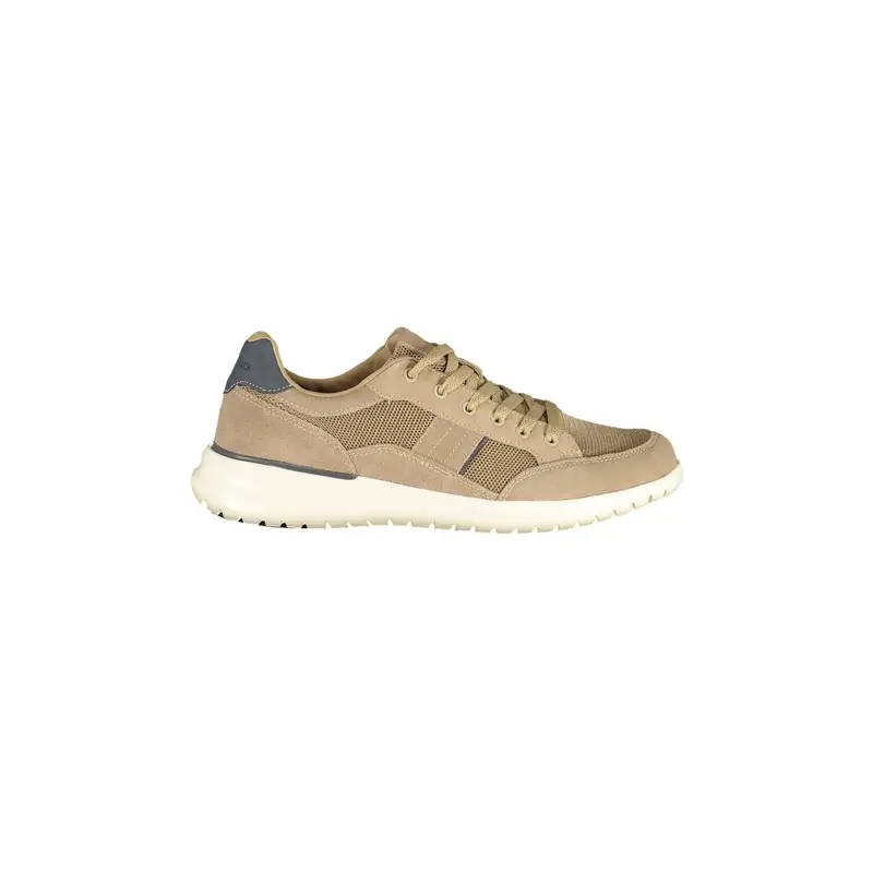 Sneakers Uomo Beige Stampa