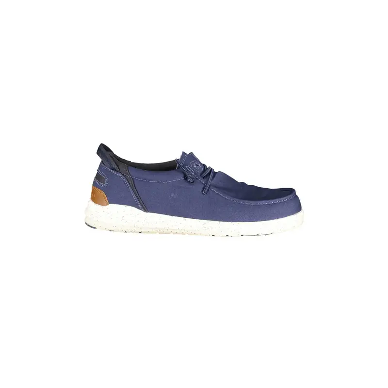 Sneakers Uomo Blu Ricamo