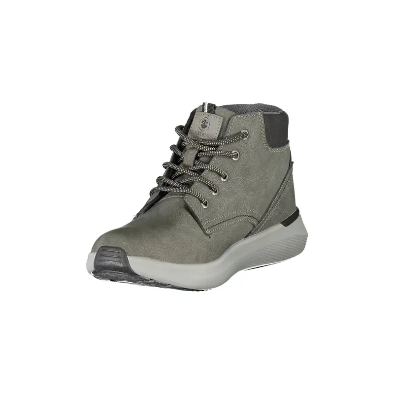 Sneakers Uomo Grigie Neil con Lacci Grigio miniatura 3