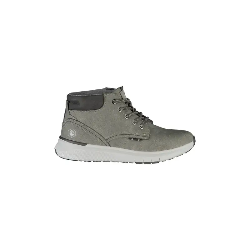 Sneakers Uomo Grigie Neil con Lacci Grigio