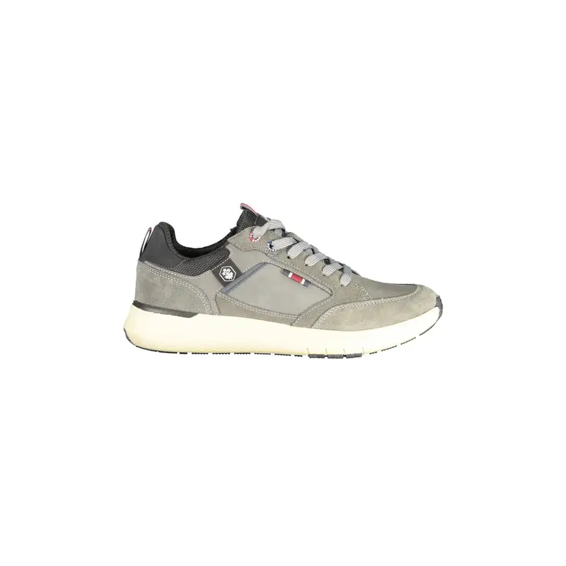 Sneakers Uomo Grigie Neil con Lacci Grigio
