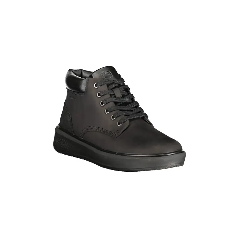 Sneakers Uomo Nere Stampa Logo Nero miniatura 2