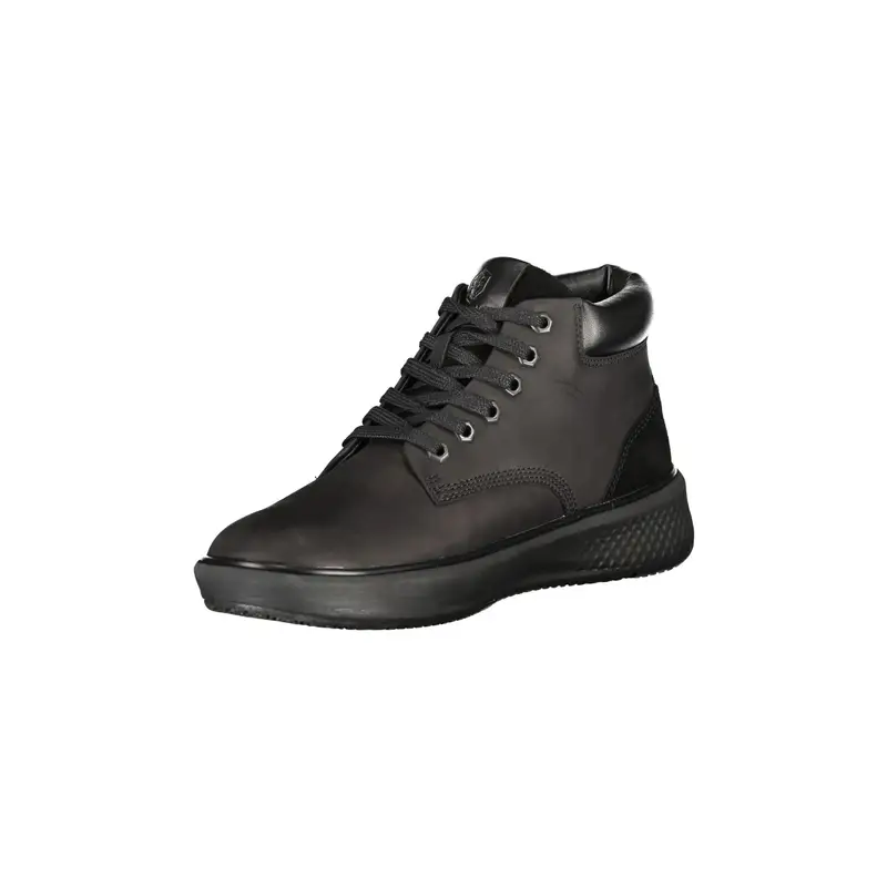 Sneakers Uomo Nere Stampa Logo Nero miniatura 3