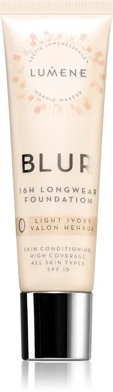 Blur 16h fondotinta lunga tenuta SPF 15 colore 0 Light Ivory 30 ml