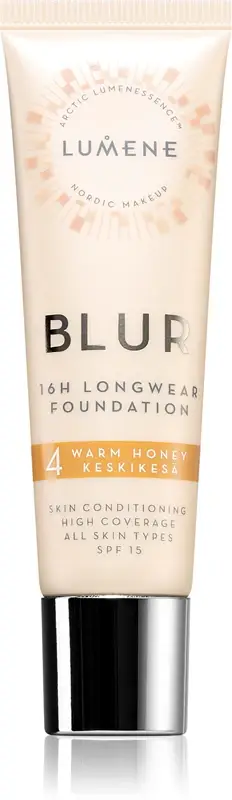 Blur 16h fondotinta lunga tenuta SPF 15 colore 4 Warm Honey 30 ml