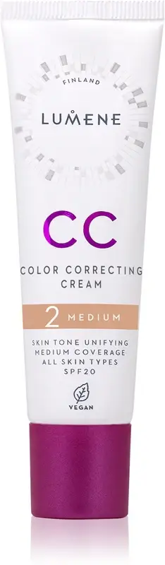Color Correcting CC cream per tinta uniforme SPF 20 colore 2 medio 30 ml
