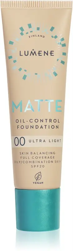 Matte Oil-Control fondotinta opacizzante SPF 20 colore 00 Ultra chiaro 30 ml
