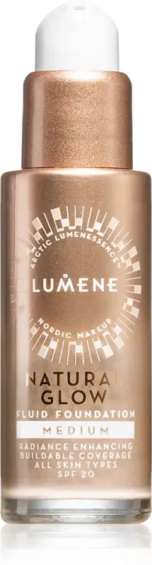 Natural Glow fondotinta illuminante per un look naturale SPF 20 colore 2 medio 30 ml