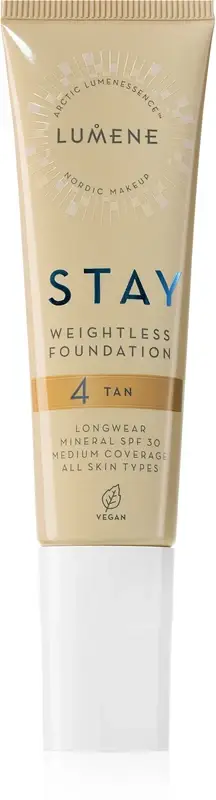 Stay Weightless fondotinta liquido con finish matte SPF 30 colore 4 Tan 30 ml