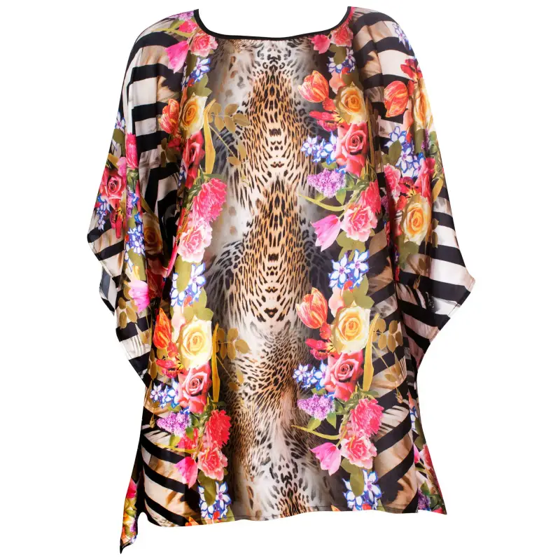 Caftano da spiaggia donna Luna Feline