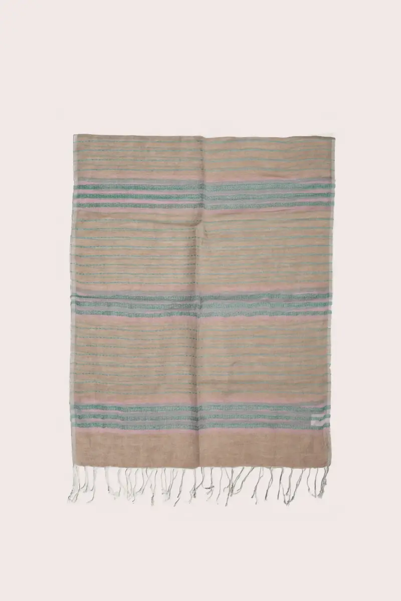 PAREO IN MISTO LINO | Colore Multi |