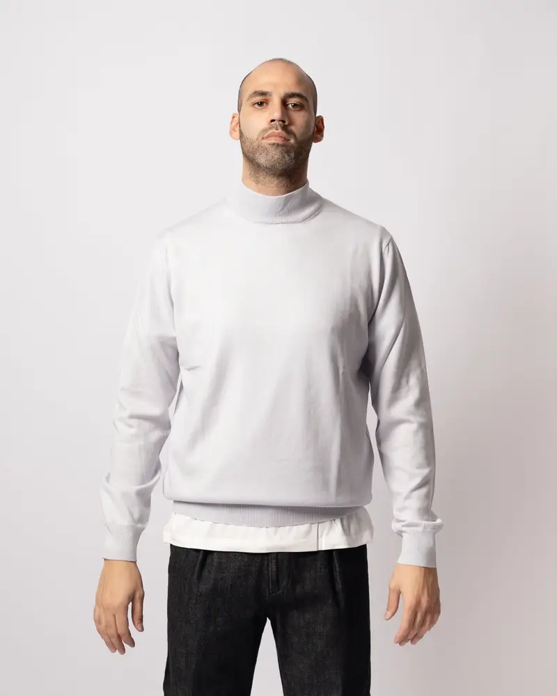 Lupetto Merinos Ghiaccio