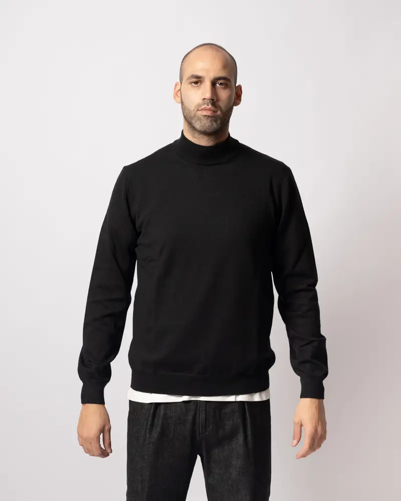 Lupetto Merinos Nero